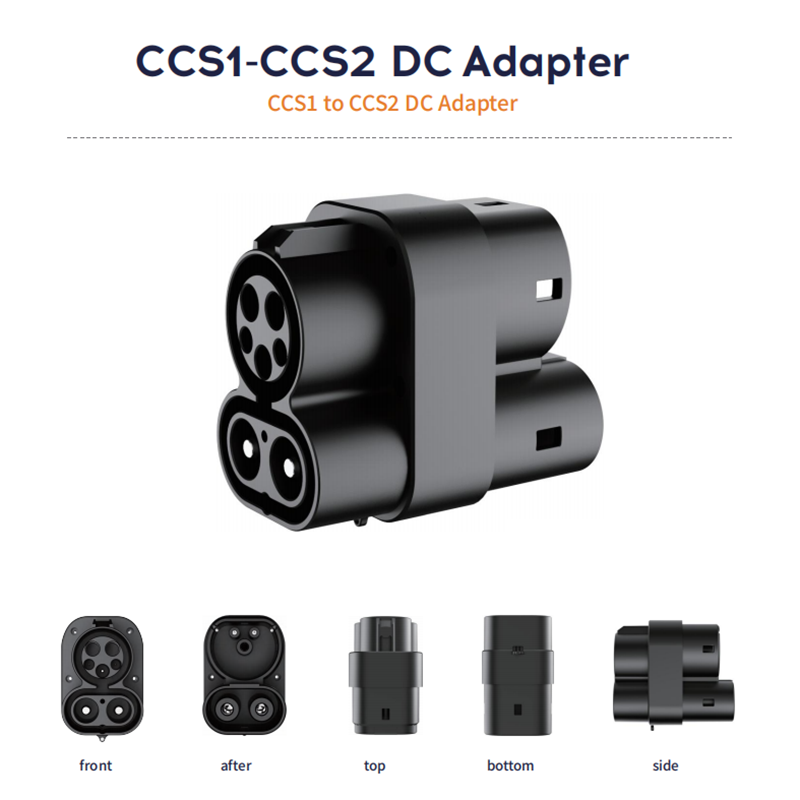 CCS1 to CCS2 Charging Adapter | 250A 1000V DC Fast EV Charging Converter